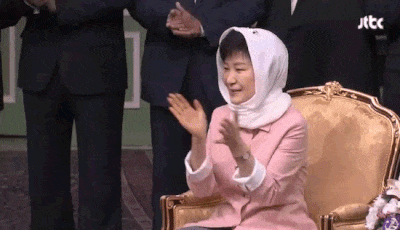 박근혜 박수