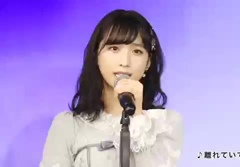 오구리유이 AKB48 아이돌 마이크 무대 아련 청순 진지 긴장