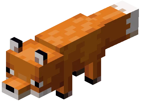 여우 마인크래프트 마크 몹 캐릭터 Minecraft