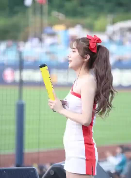 이주희 치어리더 움짤 치어 리더 KBO