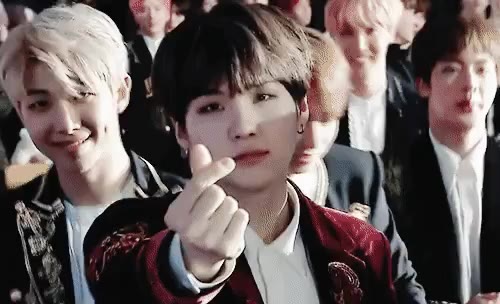 단체 하트 방탄 BTS