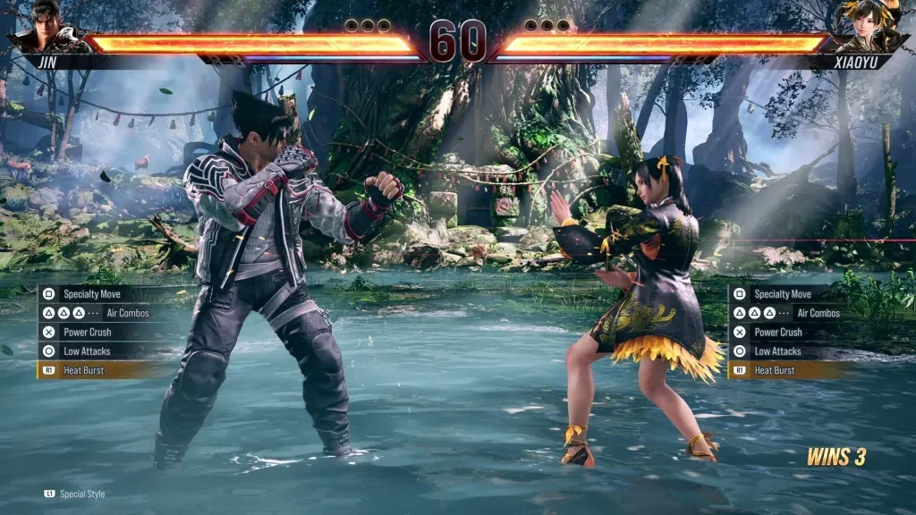 TEKKEN 게임 플레이 화면 온라인 게임이름