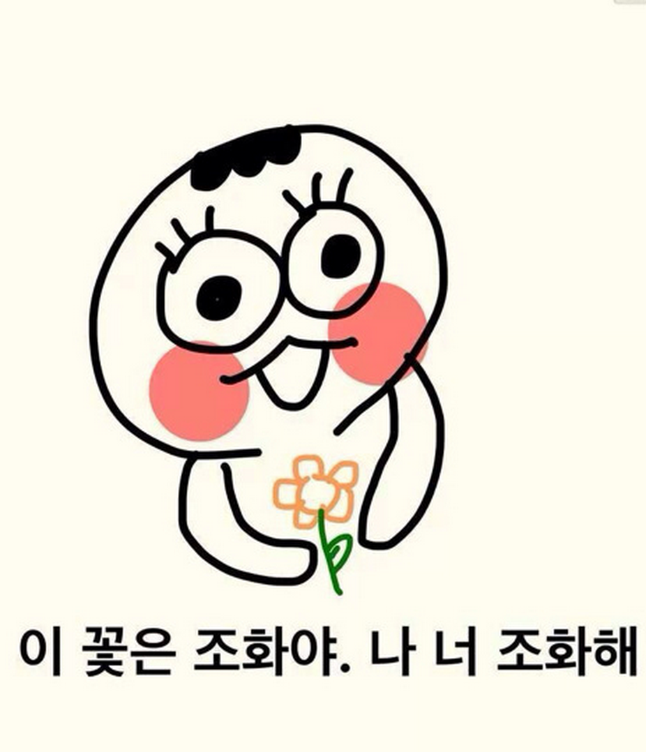 조화 조화해 좋아 사랑