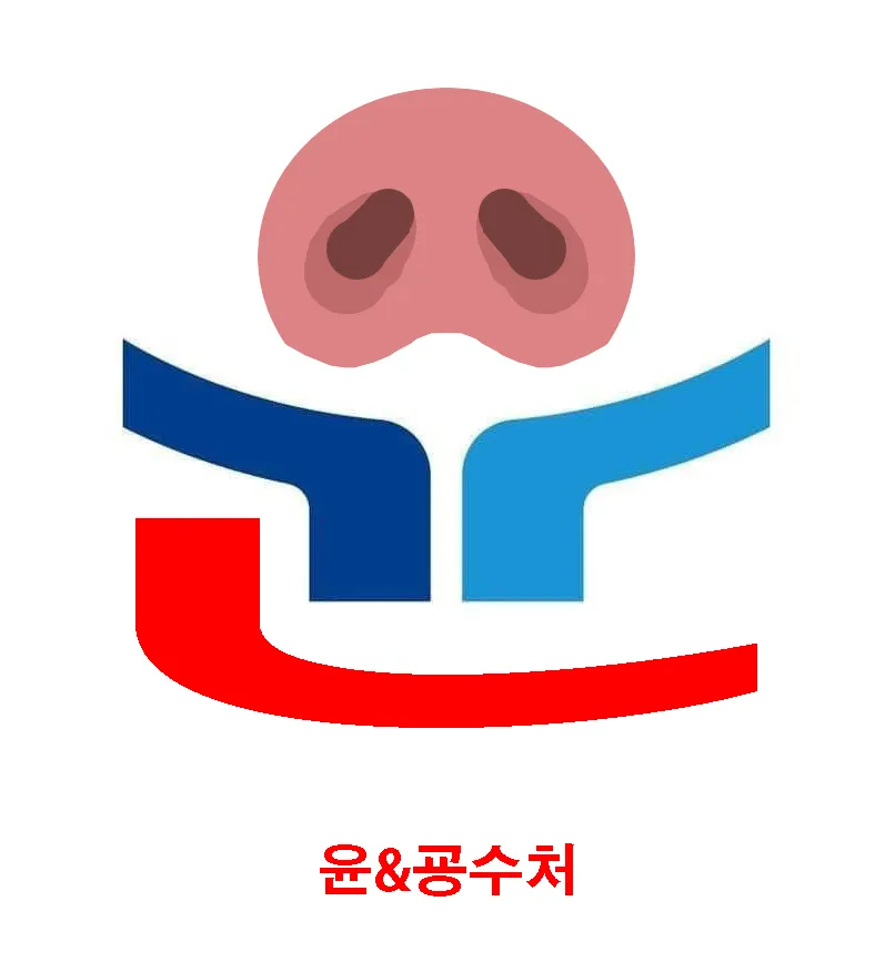 윤수처 공수처 로고 윤석열 돼지코 정치 풍자 비판 짤방