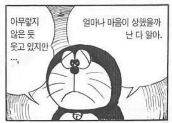 도라에몽 네맘다알아 힘내 화남