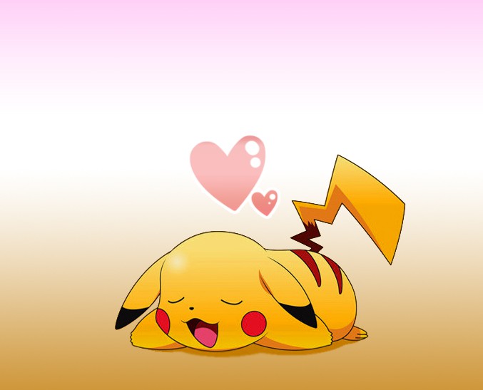 피카츄 포켓몬 사랑