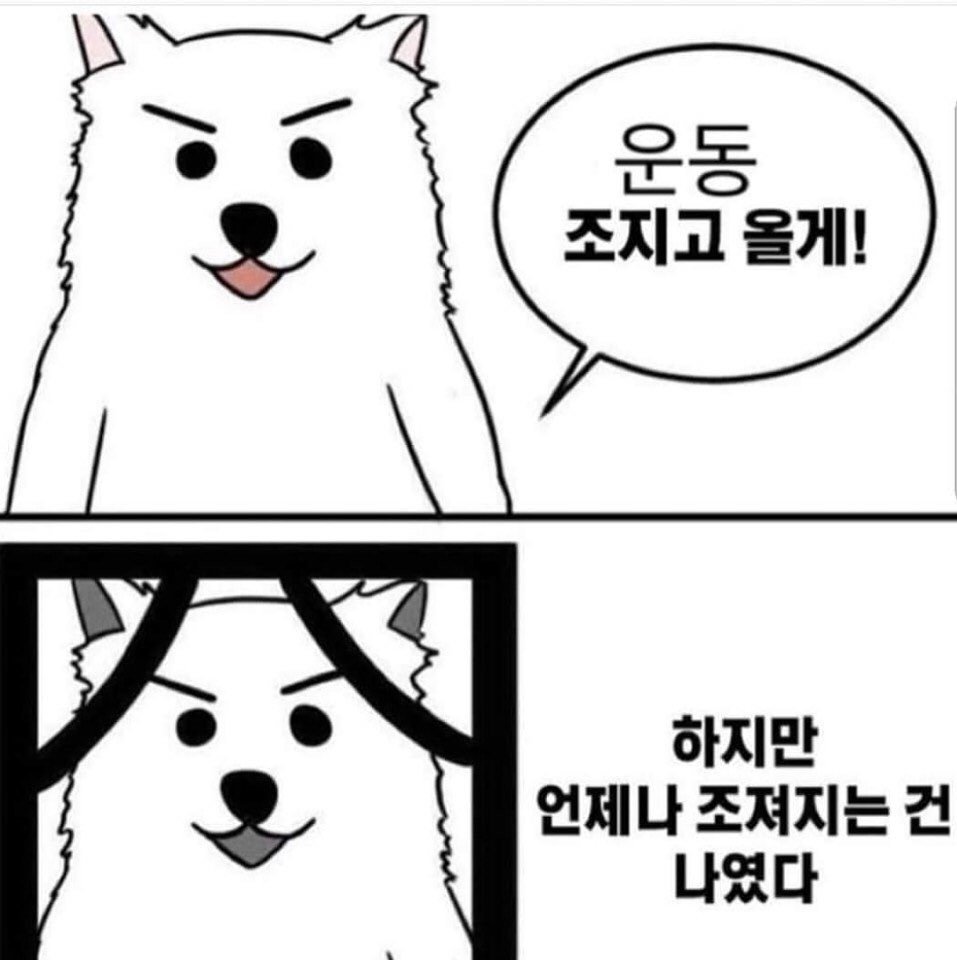 운동 조지고 올게 하지만 언제나 조져지는 건 나였다 #운동 #헬스
