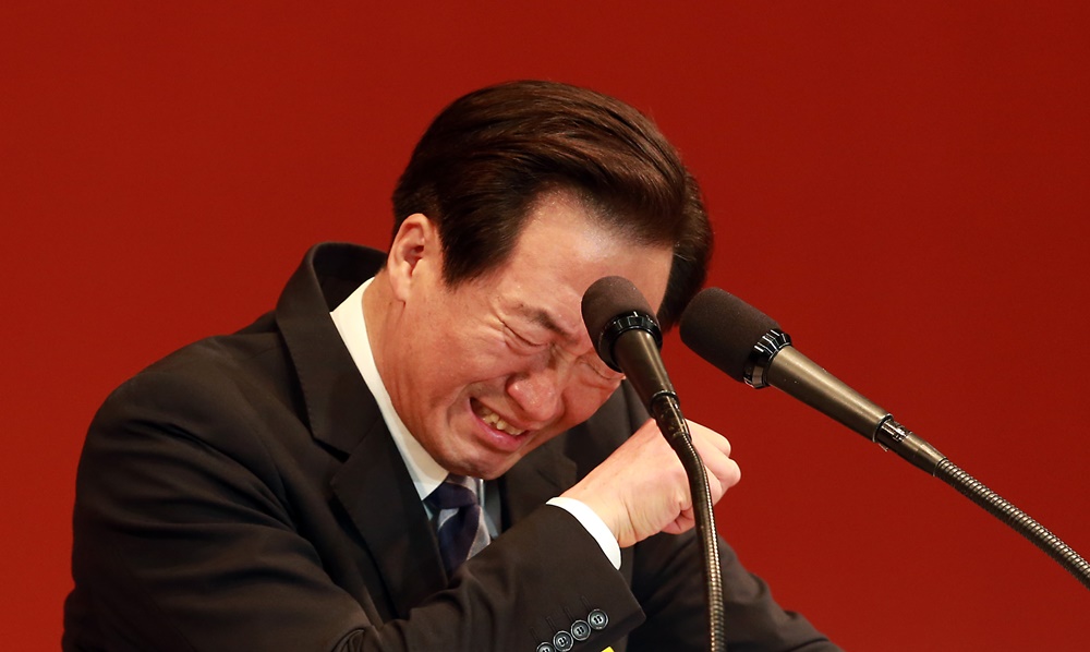 정몽준 몽즙 서울시장 선거 눈물 오열 몽준 정몽즙