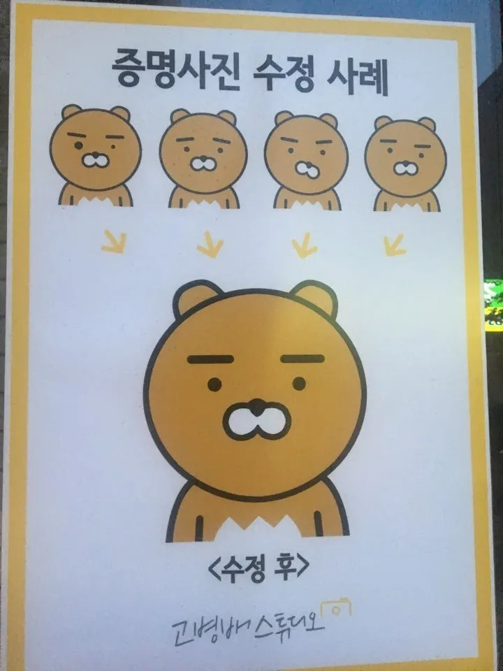 포샵 라이언 완벽 증명사진