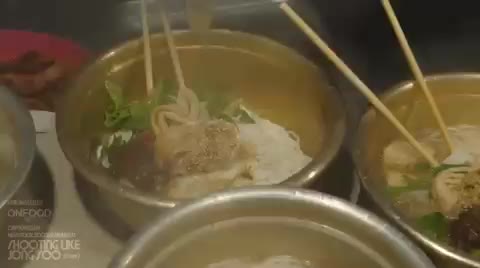 포장마차 오뎅국수.