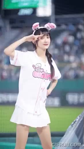 이은지 치어리더 움짤 치어 리더 KBO