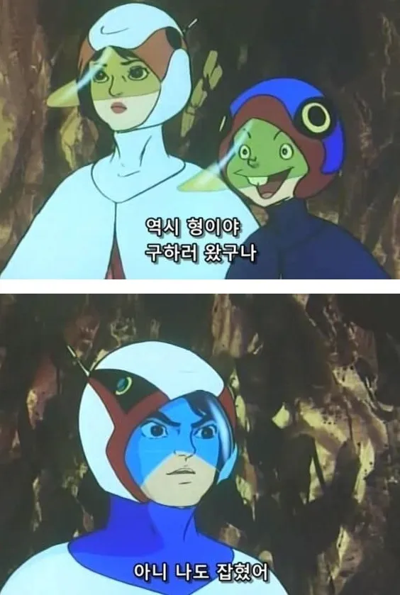 나도 잡혔어 역시형 독수리오형제 나도야