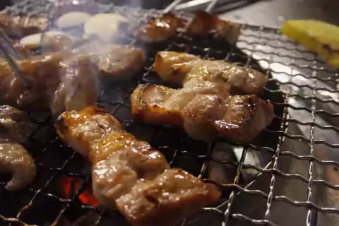 삼겹살 고기 지글지글