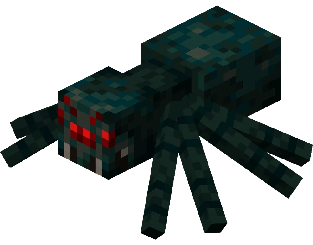 동굴 거미 마인크래프트 마크 몹 캐릭터 Minecraft