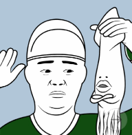오징어 닮은꼴 당황 충격 거울 본 모습 유머 짤