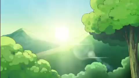 아침 빛나는 상쾌 짱구 해 애니