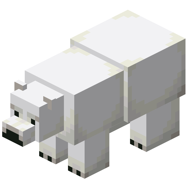 북극곰 마인크래프트 마크 몹 캐릭터 Minecraft