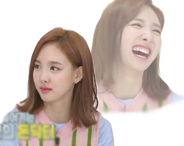 웃지만 화난 상태 영혼 분리 트와이스 나연