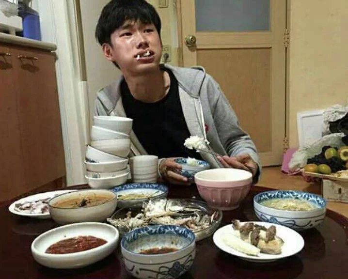 먹방 눈물