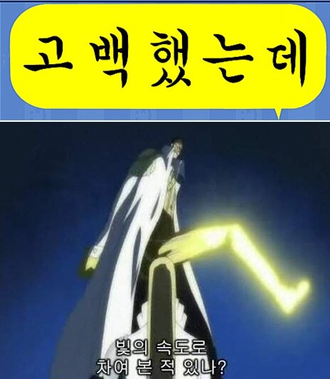 고백했는데 빛의 속도로 차여 본 적 있나