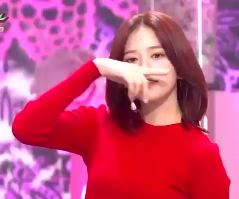 뮤직뱅크 아이즈원 라비앙로즈