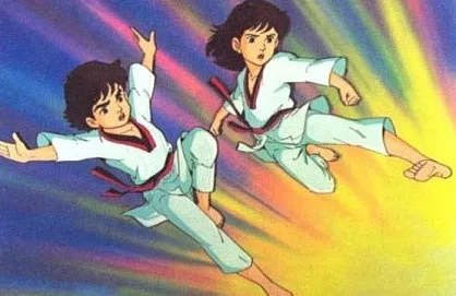 태권동자 태권왕 강태풍 태권도 고전만화 발차기 국뽕 공격 용기 열정 추억