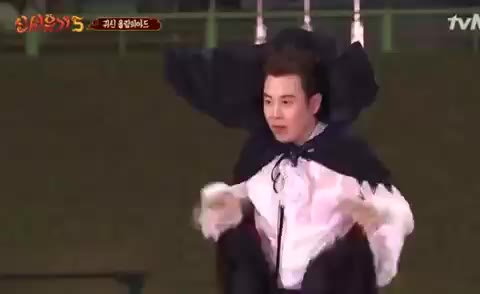 신서유기5 피오 경주마 모드 집중력 향상 드라큘라 망토 웃긴