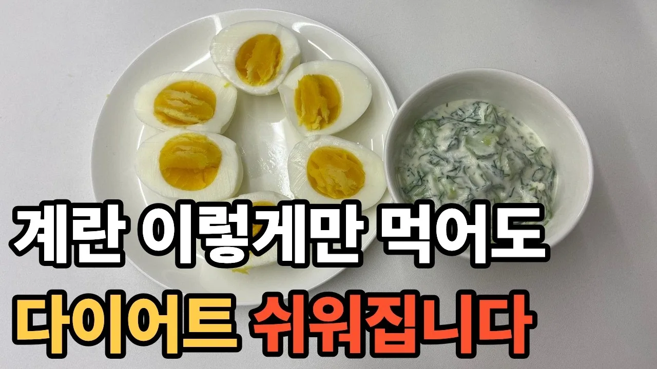 계란 다이어트 ‘천연 위고비’ 식단 먹는 법