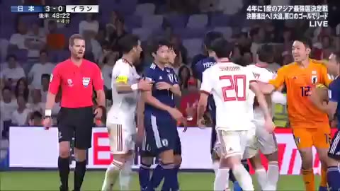 이란 축구 일본 아즈문 싸대기 난투극 비매너 분노 아시안컵