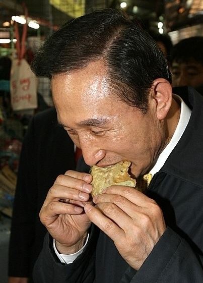 이명박 붕어빵 풀빵 먹방