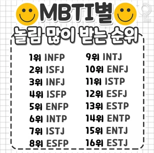 MBTI 놀림 성격 유형 취향 mbti짤 mbti짤방 mbti타입