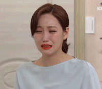 이유리 눈물 슬픔 충격 당황 드라마 리액션 짤