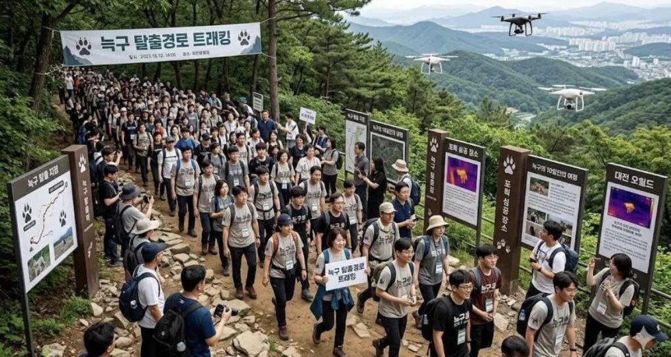 대전 퓨마 탈출 코스 트레킹 체험