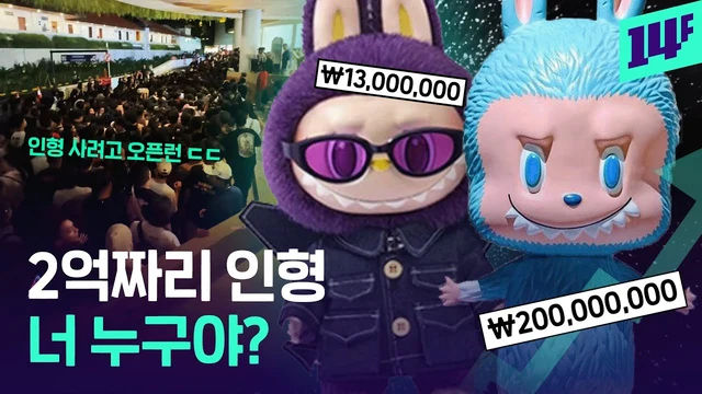 14F 일사에프 · 리셀가 50배 뛴 라부부 근황