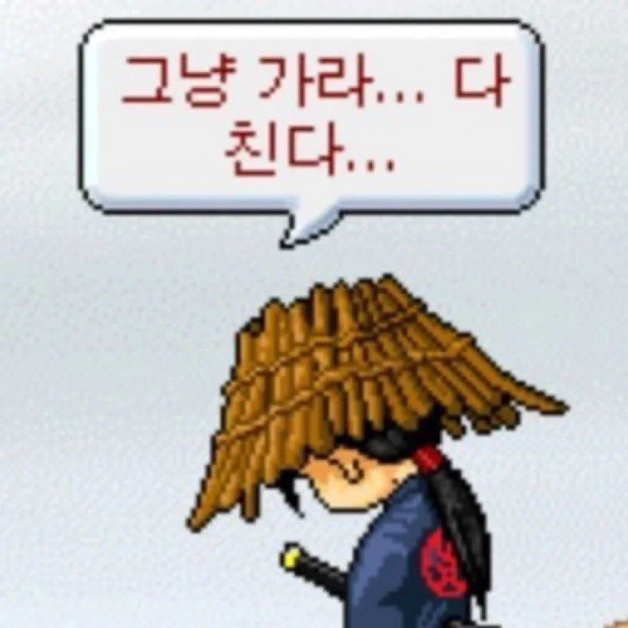 그냥 가라 다친다