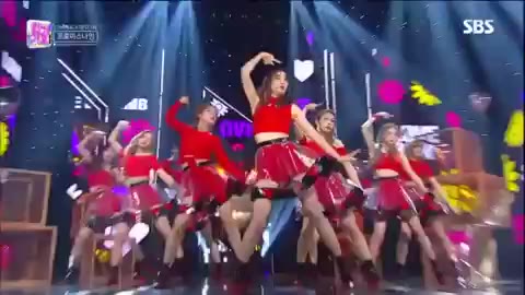 프로미스나인 LOVE BOMB SBS 인기가요