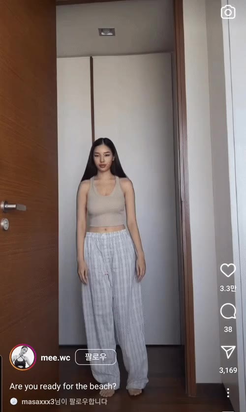최신룩북 여자 비키니 룩북 몸매 수영복 모델 인스타 릴스 여름 감탄