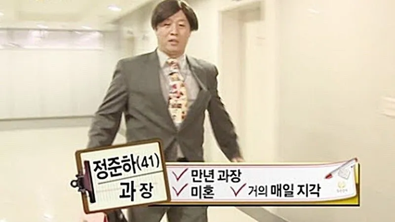 무한상사 정과장 자기소개