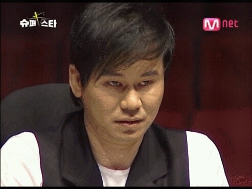 양현석 한심 스퍼스타 심사위원 한심해 열받아 눈빛 째려보는 뭐하냐 노려보는