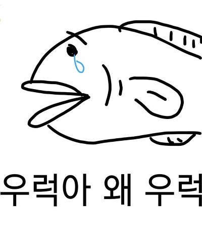 우럭아 왜 우럭 눈물 우럭