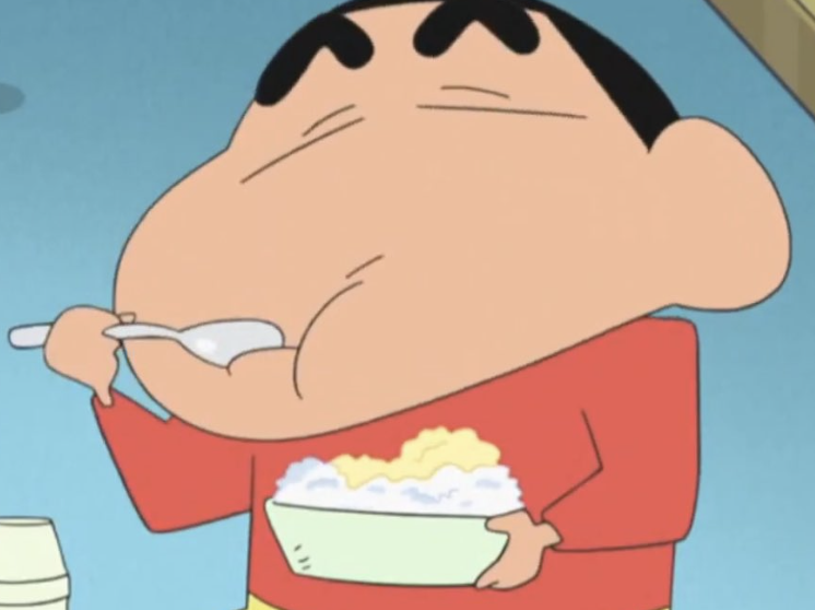 빙수 짱구 짱구는못말려 먹방 볼빵빵 식사 맛있다 냠냠 귀여운 짤