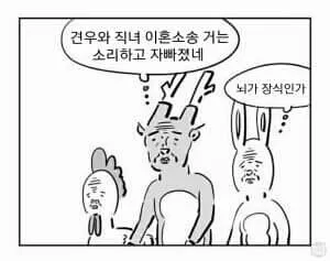 견우와직녀이혼소송 뇌가장식인가 어이없다