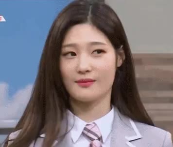 혀놀림 정채연 꿀렁