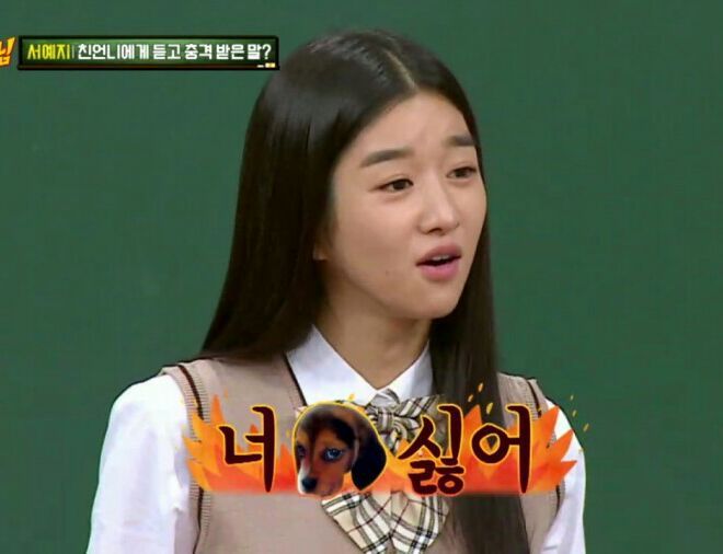 너X싫어 서예지 개싫어 졸싫어