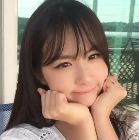 뜨밍 꽃받침 애교 미소 귀여운 여캠 아프리카TV 예쁜 움짤