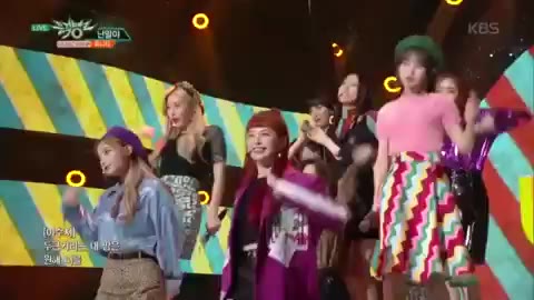 뮤직뱅크 유니티 난말야 걸그룹 아이돌 무대 댄스 상큼 발랄 신남