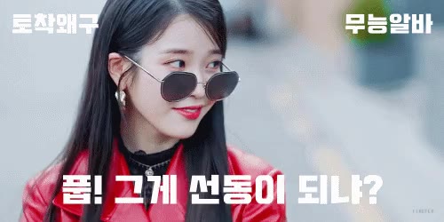 무능알바 토착왜구 선동질 이생퀴 어디서 아이유 풉 그게되냐