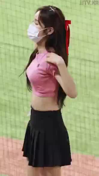 유보영 치어리더 움짤 치어 리더 KBO