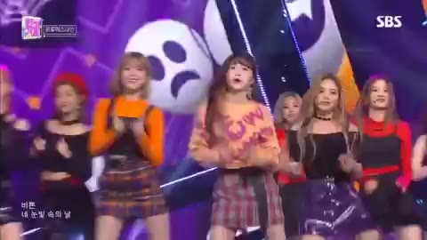 프로미스나인 LOVE BOMB SBS 인기가요