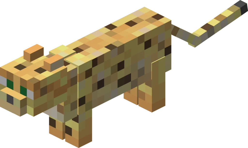 오셀롯 마인크래프트 마크 몹 캐릭터 Minecraft